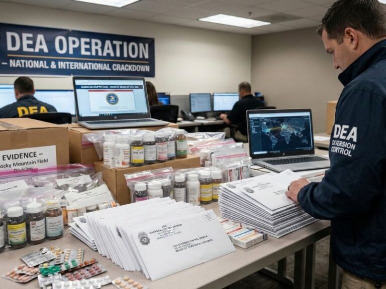 Global Crackdown Targets Illegal Online Pharmacies Selling Fake Medications